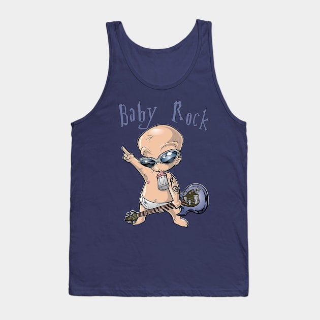 BABY ROCK Tank Top by markucho88